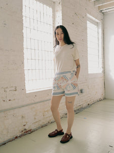 Dresden Plate Quilted Shorts