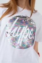 Load image into Gallery viewer, Hype Girls Dream Sequin Circle T-Shirt