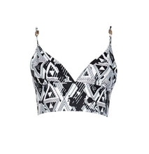 Load image into Gallery viewer, Amour Geometric Crop Top