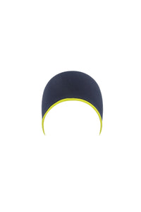 Extreme Reversible Jersey Slouch Beanie - Navy/Safety Yellow