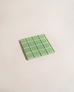 Glass Tile Coaster - It's Lime