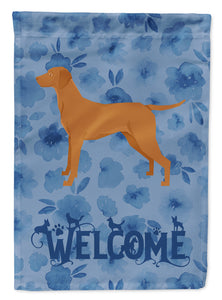 11 x 15 1/2 in. Polyester Vizsla Welcome Garden Flag 2-Sided 2-Ply