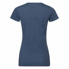 Load image into Gallery viewer, Russell Womens Slim Fit Longer Length Short Sleeve T-Shirt (Bright Navy Marl)