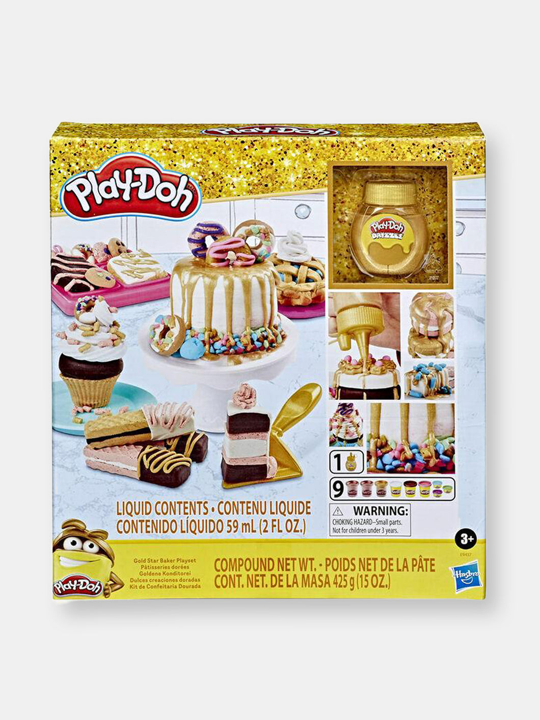 Play-Doh Gold Collection Gold Star Baker Playset