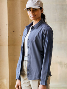Craghoppers Womens/Ladies Expert Kiwi Long-Sleeved Shirt (Carbon Grey)