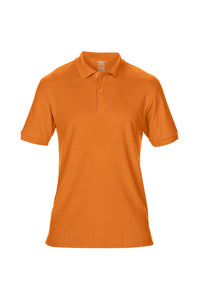 Gildan Mens DryBlend Adult Sport Double Pique Polo Shirt (Safety Orange)