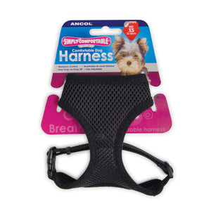 Ancol Pet Products Comfort Mesh Dog Harness (Black) (Medium)
