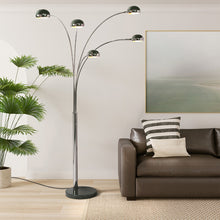 Load image into Gallery viewer, Nova of California Mushroom 85&quot; 5 Light Arc in Black Nickel with Dimmer Switch