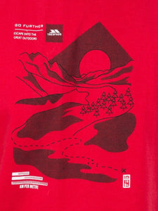 Trespass Mens Landscape T-Shirt (Red)