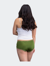 Load image into Gallery viewer, Soft Silks With Contrast Lace Panties