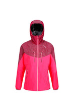 Load image into Gallery viewer, Regatta Womens/Ladies Montegra II Waterproof Coat (Neon Pink/Beetroot)