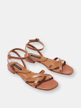 Load image into Gallery viewer, The Flat Sandal - Saddle