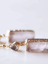 Load image into Gallery viewer, Vayu Rose Quartz Earrings