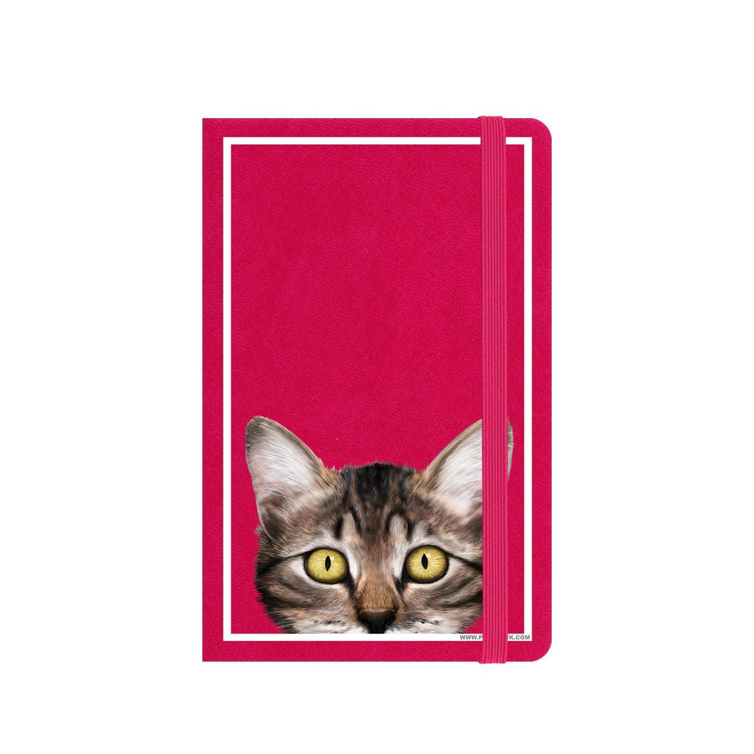 Inquisitive Creatures Kitten A6 Notebook (Pink) (A6)