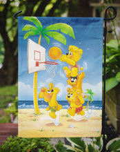 Load image into Gallery viewer, Bears playing Basketball Garden Flag 2-Sided 2-Ply