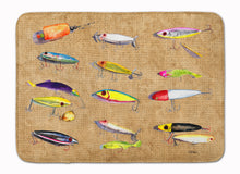 Load image into Gallery viewer, 19 in x 27 in Fishing Lures Machine Washable Memory Foam Mat