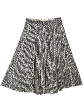 Load image into Gallery viewer, Proenza Schouler Women&#39;s Black / Offwhite Printed Georgette Pleated Skirt - 8
