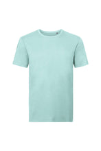 Load image into Gallery viewer, Russell Mens Authentic Pure Organic T-Shirt (Aqua)