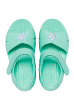 Load image into Gallery viewer, Crocs Girls Classic Star Charm Sandals (Light Green)