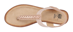 Tori Nude Wedge Sandals