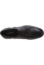 Load image into Gallery viewer, Mens Santiago Leather Brogues - Black