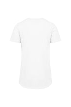 Load image into Gallery viewer, Mens Shaped Long Short Sleeve T-Shirt - White