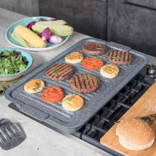 Load image into Gallery viewer, Tognana by Widgeteer Mythos Smokeless Indoor Grill Pan, Large, Grey