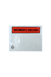 Essentials Documents Enclosed Parcel Wallets (Clear) (A7)