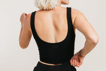 Load image into Gallery viewer, Double Scoop Tank In Black