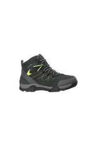 Childrens/Kids Trail Suede Walking Boots- Lime