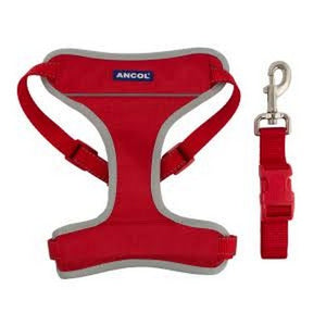 Ancol Travel & Exercise Harness (Red) (21x34in)