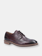 Load image into Gallery viewer, Mens Bryson Leather Shoes (Bordeaux Red)