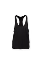 Load image into Gallery viewer, Skinnifit Mens Plain Sleeveless Muscle Vest (Black)