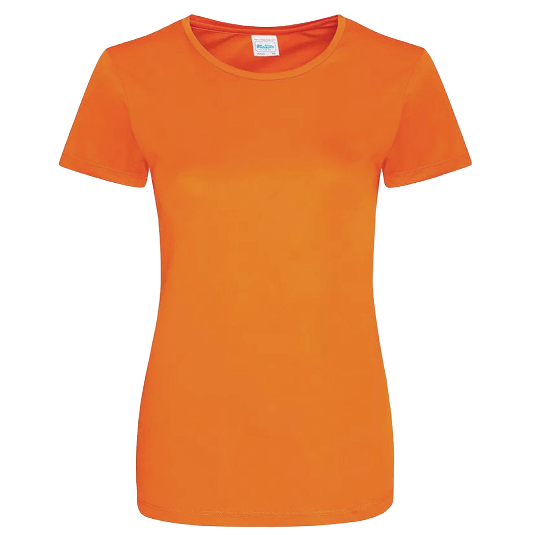 AWDis Just Cool Womens/Ladies Girlie Smooth T-Shirt (Orange Crush)