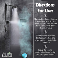 Load image into Gallery viewer, Purelis Natural Shower Steamer 12 pc Gift Box