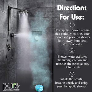 Purelis Natural Shower Steamer 12 pc Gift Box