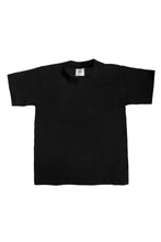 Load image into Gallery viewer, Big Boys Kids/Childrens Exact 190 Short Sleeved T-Shirt (Pack Of 2) - Black