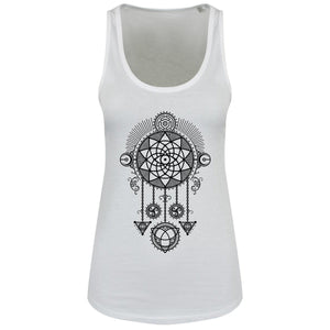 Unorthodox Collective Womens/Ladies Mystical Dreamcatcher Vest Top (White)