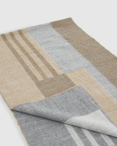 Sun Peaks Stripe Scarf - Grey