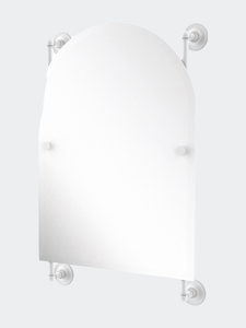 Prestige Regal Collection Arched Top Frameless Rail Mounted Mirror