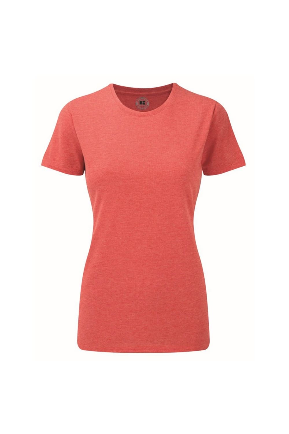 Russell Womens Slim Fit Longer Length Short Sleeve T-Shirt (Red Marl)