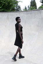 Load image into Gallery viewer, Sustainable Asymetrical Knit Skirt