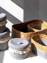Load image into Gallery viewer, Assorted Set Of 3 Round Dharma Organizer Baskets
