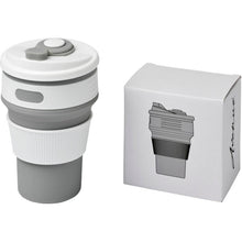 Load image into Gallery viewer, Avenue Cora Collapsible Tumbler (Gray/White) (One Size)