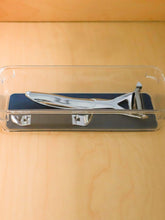 Load image into Gallery viewer, Michael Graves Design 9.25&quot; x 3.75&quot; Drawer Organizer with Indigo Rubber Lining