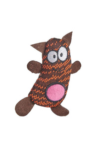 Sharples Faces N Feathers Alien Catnip Cat Toy (Brown) (One Size)