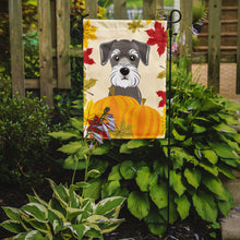 Load image into Gallery viewer, Polyester Schnauzer Thanksgiving Garden Flag 2-Sided 2-Ply