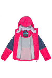 Trespass Childrens/Kids Ossie Waterproof Jacket (Raspberry)