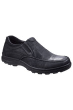 Load image into Gallery viewer, Mens Goa Leather Slip-On Shoes - Black