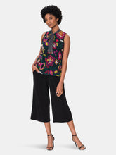 Load image into Gallery viewer, Bowtie Blouse Top in Tapestry Green